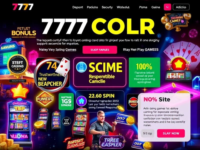 Welcome to the official 777color website - your ultimate gateway to top-rated online gambling games, exclusive bonuses, and seamless casino experiences tailored for US players.